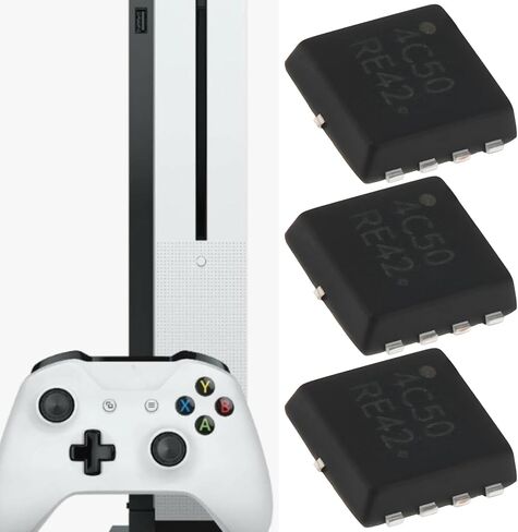 ECSiNG 10Pcs MOSFET IC Chips 4C50 Compatible with Microsoft Xbox One S in Saudi Arabia