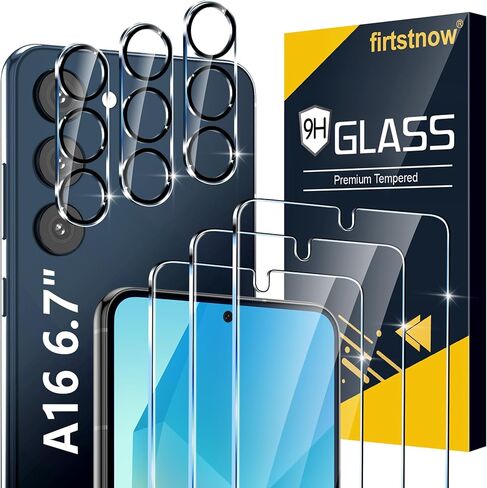 3 حزمة شاشة شاشة زجاجية ل Samsung Galaxy S23 Fe [6.4 بوصة] + 3 حزمة العدسة الكاميرا حزمة ، و 9 ساعات من الزجاج المقسى ، وإلغاء تأمين بصمات الأصابع ، عالي الصدفة واضحة لمكافحة الخدش in Kuwait