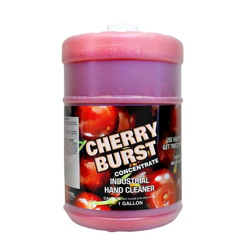Zenex Cherry Burst Hand Soap with Pumice and Emollients - Industrial Hand Cleaner | Cherry Scent | Remove Stubborn Grease, Grime, Oil, Paint, & More | Moisturizes Skin | 3.55 L (1-Pack) in Kuwait