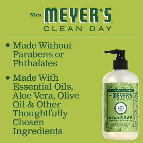 Mrs. MEYER'S CLEAN DAY Iowa Pine Liquid Hand Soap (Pack of 4) in Kuwait