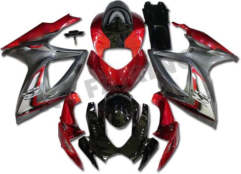 Plastic Bodywork White Blue Fairing Fit for Suzuki 2006 2007 GSXR 600 750 Injection ABS New Bodyframe 06 07 GSXR-600 750 in Saudi Arabia