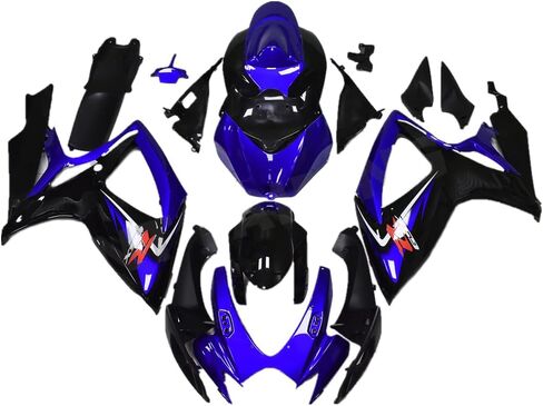 Plastic Bodywork White Blue Fairing Fit for Suzuki 2006 2007 GSXR 600 750 Injection ABS New Bodyframe 06 07 GSXR-600 750 in Saudi Arabia