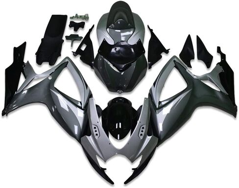 Plastic Bodywork White Blue Fairing Fit for Suzuki 2006 2007 GSXR 600 750 Injection ABS New Bodyframe 06 07 GSXR-600 750 in Saudi Arabia
