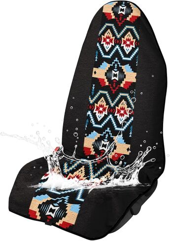 Car Seat Cover Towel, for Gym, Workout, Running, Swimming, Beach and Hiking, Universal Fit Non-Slip Waterproof Sweat Towel Bucket Seat Covers for Drivers Cars SUV Trucks (Mountains, 1PCS) in Kuwait