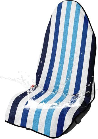 Car Seat Cover Towel, for Gym, Workout, Running, Swimming, Beach and Hiking, Universal Fit Non-Slip Waterproof Sweat Towel Bucket Seat Covers for Drivers Cars SUV Trucks (Mountains, 1PCS) in Kuwait