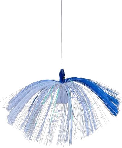 3.5 Oz 7 inch Flying Islander Offshore Trolling Lure, Tuna, Mahi, Wahoo Lure - 1 Pack (Blue/White) in Kuwait