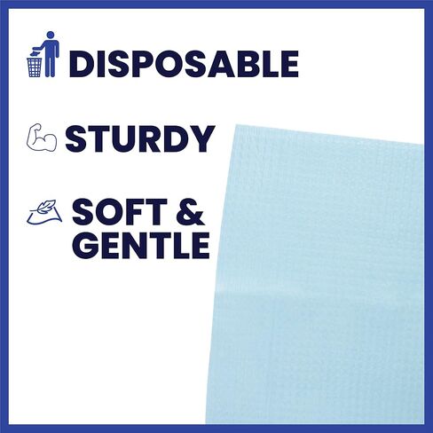 Disposable Drape Sheet, 40in x 48in, Blue Medical Procedure Sheet for Exam, Massage, Bed, and More in Saudi Arabia