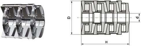 1 قطعة M4CT3278 T4AR3278 محامل جنبا إلى جنب متعددة المراحل 32x78x110.5 مللي متر أسطواني الأسطوانة حاملة عمود المرفق المسمار الطارد in Kuwait