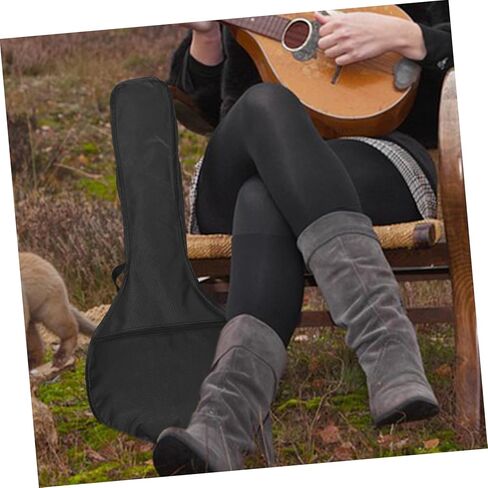 Mandolin Storage Bag with Extra Pocket Padded Shockproof Musical Instrument Backpack Lightweight Unisex Mandolin Carry Case with Comfortable Shoulder Straps in Saudi Arabia