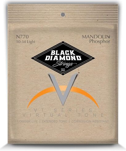 Black Diamond Strings® N774 Mandolin Phos Medium .011PM(2).015PM(2).026PBM(2).040PBM(2) in Saudi Arabia