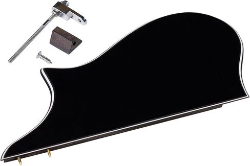 Golden Gate M-401A F-Model Mandolin Pickguard Assembly - Black/White/Black in Kuwait