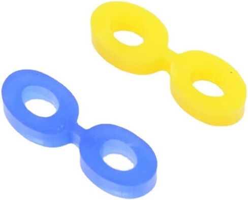 40pcs Dental Elastic Rubber Fixing Wedges Matrix Matrices Dam Composite 2 Sizes in Saudi Arabia