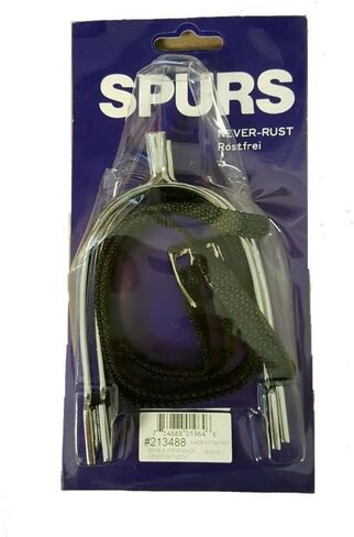 Coronet Men's Prince of Wales Never Rust Spurs with Straps in Kuwait