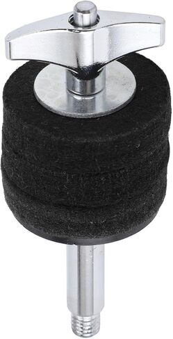 Cymbal Stacker Attachment, Aluminum Alloy Drum Cymbal Stand Stacker with Felt Washers for Drum Kit Hardware (Silver) in Saudi Arabia