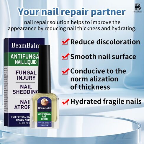 Maximum Strength Nail Fungus Treatment - Fast Acting Liquid Drops for Finger & Toe Nails, Restore and Repair Damaged, Discolored Nails. in Saudi Arabia