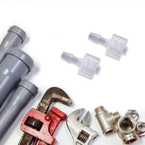 8pcs Luer Lock Hose Barb Adapter Set 3.2mm Pp Inner Thread Connectors for Industrial Plumbing and Fluid Dispensing Applications in Kuwait