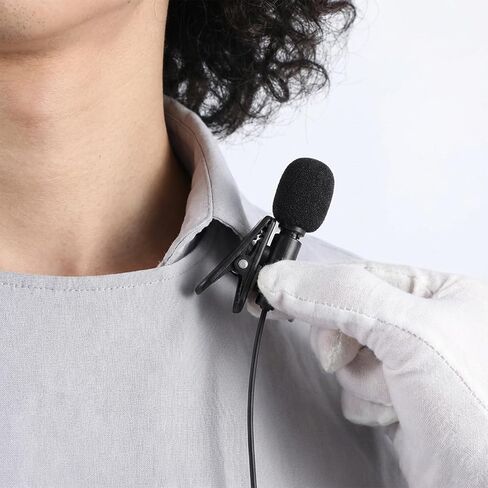 6 قطع مشابك لسماعات الرأس، مشابك كابل لسماعات الرأس سوداء لسماعات الأذن، مشبك طوق سلكي، مشبك ملابس، مشبك ميكروفون بلاستيكي لكابلات 2-4 مم in Saudi Arabia