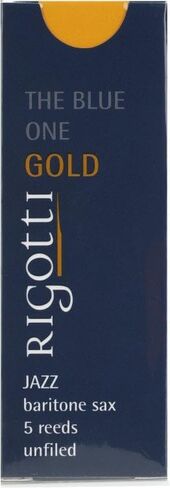 Rigotti RG5.JSB Gold Jazz Baritone Saxophone Reeds - 2.5 Light (5-pack) in Kuwait