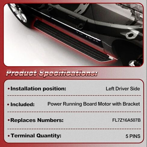 Right Side Power Running Board Motor Compatible with Lincoln NavigatorTB5 2015-2017; Ford Expedition 2015-2017 Replacement# FL7Z16A506B in Saudi Arabia