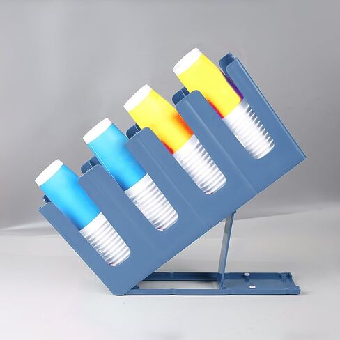 Sturdy Materials Folding Cup Dispenser with Four Compartment Designs Home Accessory for Various Cup Sizes in Saudi Arabia