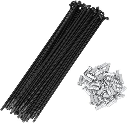 36 Set 12G Bicycle Spokes 167mm Bike Wheel Spokes 45 Steel Black in Kuwait