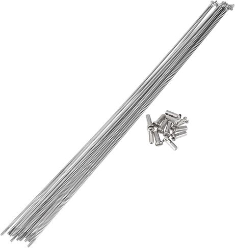 12 مجموعة 14 جرام دراجة المتحدث 299 مللي متر عجلة الدراجة المتحدث 304 الفولاذ المقاوم للصدأ الفضة لهجة in Kuwait