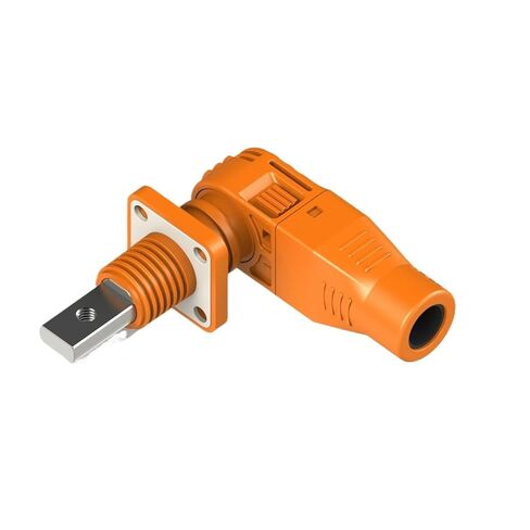 Positive + Negative Energy Storage Cabinet high Current Connector Connector 130A Single core Energy Storage high Power Connector Energy(Orange) in Kuwait