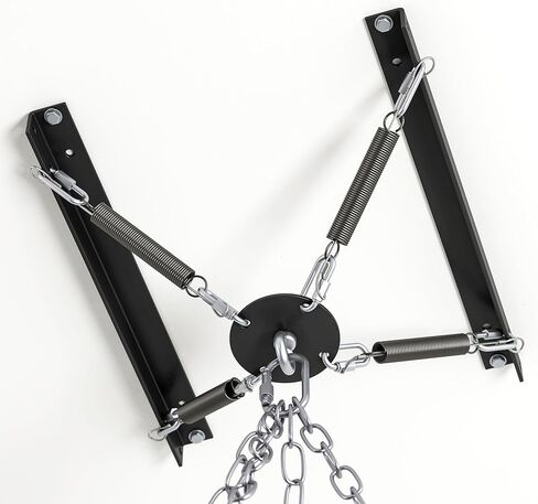 AIWFL Heavy Bag Hanger with Noise and Vibration Dampening Design, Heavy Duty Punching Bag Hanger Ceiling Mount or Open Floor Joist Mount for Heavy Punching Bags up to 140 LBS in Kuwait