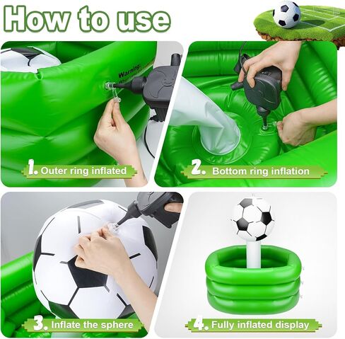 مبرد كأس العالم لكرة القدم 2026 قابل للنفخ، قالب تقديم ثلج متين من البولي فينيل كلوريد 0.6 مم، مبرد مشروبات محمول بسعة كبيرة للحفلات الرياضية، الشواء، تجمع الشاطئ والعائلة، دلاء ثلج لطاولة تبريد للحفلات 98 لتر in Kuwait