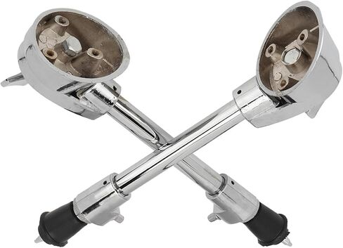 أرجل طبلة من الفولاذ الكروم، أقدام بديلة مضادة للانزلاق، 10.2 × 2.8 × 2 بوصة، عبوتان in Kuwait