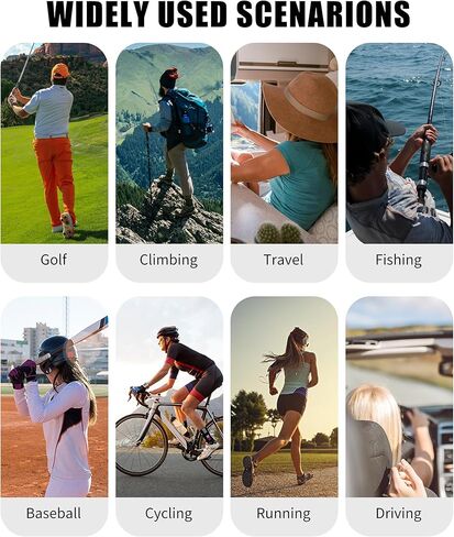 FEISEDY Polarized Clip On Sunglasses,Clip Cap Sports Sunglasses,UV400 Sunglasses for Mens Womens Fishing Cycling Hiking B0356 in Kuwait