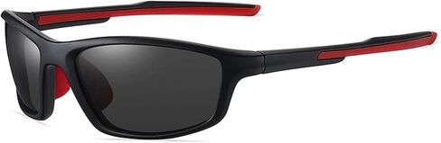 Sports Polarized Sunglasses UV400 Protection Glasses Wrap Around Goggles Lightweight TR90 for Cycling Running in Kuwait