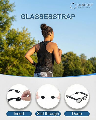 5 in 1 Anti-Slip Kit for Ray-Ban Meta Gen 2 Wayfarer/Skyler/Headliner & Oakley HSTN, Nose Pads, Temple Grips, Silicone Rings, Adjustable Strap, Upgraded Anti-Dust Silicon, 20 PCS in Kuwait