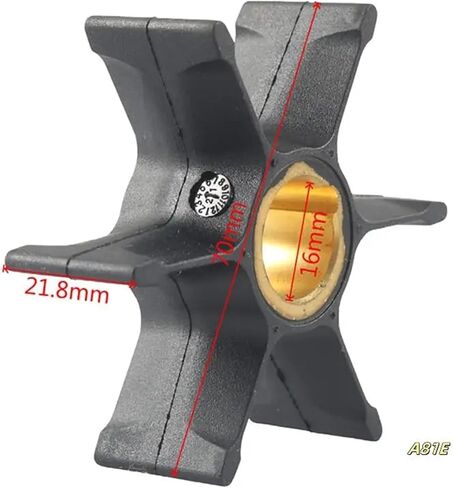 1pc 389589 Water Pump Impeller for Engine 40 50 55 60 Outboard 777129 0389589 0777129 in Kuwait