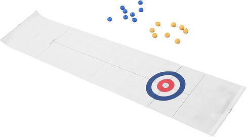 Drfeify Tabletop Curling Game, Compact Indoor Sports Toy with Glossy NonWrinkle Pad for Family Fun and Party Gatherings in Kuwait