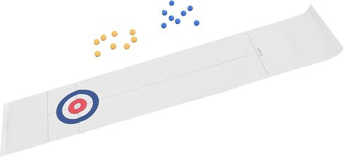 Tabletop Curling Game, Compact Indoor Sports Toy with Glossy NonWrinkle Pad for Family Fun and Parties in Kuwait