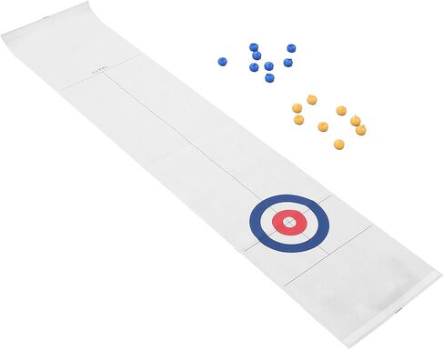 Tabletop Curling Game, Compact Indoor Sports Toy with Glossy NonWrinkle Pad for Family Fun and Parties in Kuwait