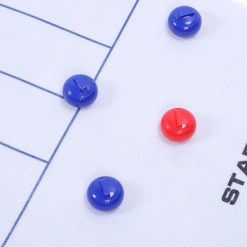 Tabletop Curling Game, Desktop Curling Board Games, 6 Stones and Floor Mat, Interactive Roll Up Mat for Sport Party, Home Outdoor Fun in Kuwait