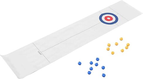 Keenso Tabletop Curling Game, Plastic and Stainless Steel, Compact Fun Sports Toy for Family Entertainment Indoor and Outdoor in Kuwait