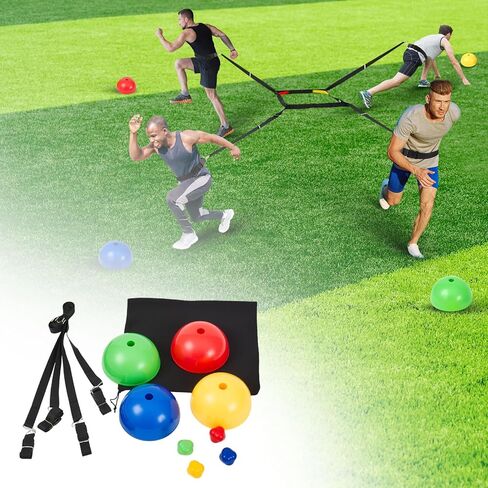 Soulchen 4 Way Tug of War Rope 9.8ft Tug a War Rope مع Carabiners قاعدة تعبئة المياه حقيبة تخزين كرة السيليكون للأطفال والكبار في الهواء الطلق في ساحة الحديقة وفريق لم شمل الأسرة وبناء ألعاب اليوم الميداني in Saudi Arabia