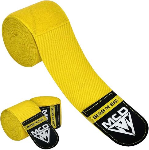 MCD Boxing Wraps for Men & Women 4.5m/180" Boxing Hand Wraps for Bᴏxing Gloves with Thumb Loop Muay Thai Hand Wrаps Semi-Elastic Wrist Wrаps Bᴏxing Wrap for MMA, Muay Thai & Martial Arts Training in Saudi Arabia