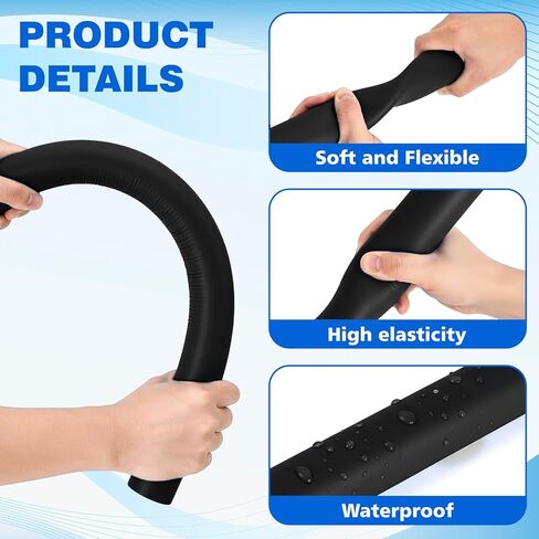 U0U 35.4 Inch Trampoline Pole Covers,Black Trampoline Pole Foam Covers Replacement,1.26 Inch Diameter Foam Sleeves for Kids Trampoline Accessories Safety Protection in Kuwait
