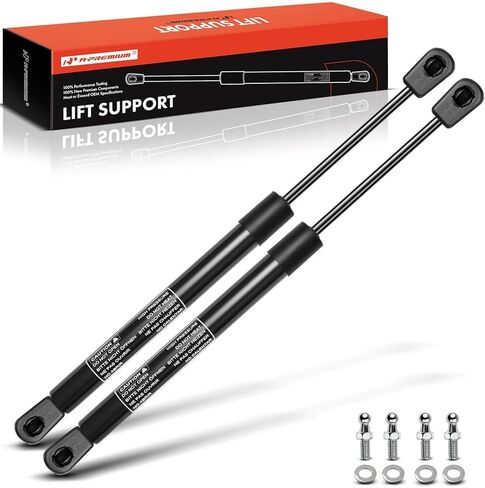 A-Premium 16 inch Gas Struts 10LB/44N 15.70" Lift Support Spring Compatible with Camper Shell Shocks RV Storage Bed Tonneau Cover Storage Box Toolbox Cabinets Floor Hatch Window Basement Door 2-PC Set in Saudi Arabia