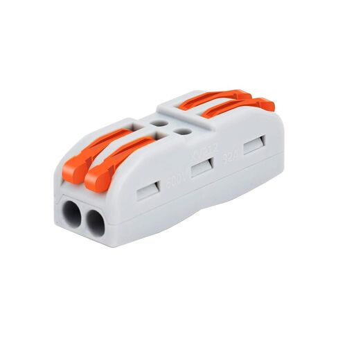 Wire Connectors,20PK Wire Connection,Nineleaf Push Quick Electrical Cable Connectors Working Range Max 32A 600Volt,2 Pin Wire Connector for Cables from 28 to 12awg,12 14 16 Gauge Wire Connectors in Saudi Arabia