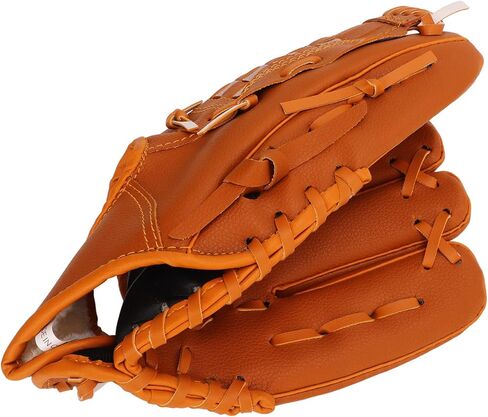 EVTSCAN Sport Baseball Gloves - PVC Brown Baseball Pitcher Mitt for Children Adult Training Outdoor in Saudi Arabia