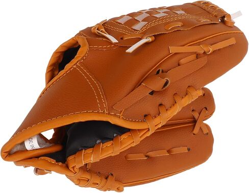 EVTSCAN Sport Baseball Gloves - PVC Brown Baseball Pitcher Mitt for Children Adult Training Outdoor in Saudi Arabia