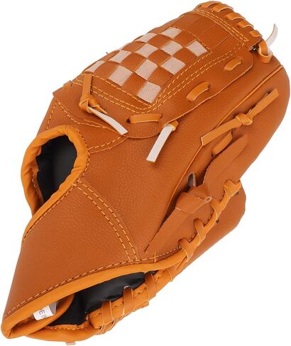 EVTSCAN Sport Baseball Gloves - PVC Brown Baseball Pitcher Mitt for Children Adult Training Outdoor in Saudi Arabia