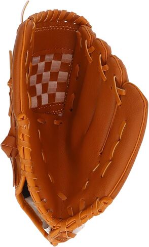 EVTSCAN Sport Baseball Gloves - PVC Brown Baseball Pitcher Mitt for Children Adult Training Outdoor in Saudi Arabia