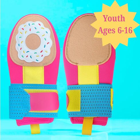 Youth Sliding Mitt with Donut Drip Special Limited Edition, Ages 6-16, Adjustable Elastic Strap in Saudi Arabia