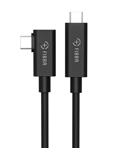 Fibbr Thunderbolt 4 USB C Cable 3.3ft ، 100W شحن ، 40 جيجابت في الثانية ، Intel معتمد USB 4.0 USB 4.0 C إلى USB C ، دعم 8K@60Hz شاشة in Kuwait